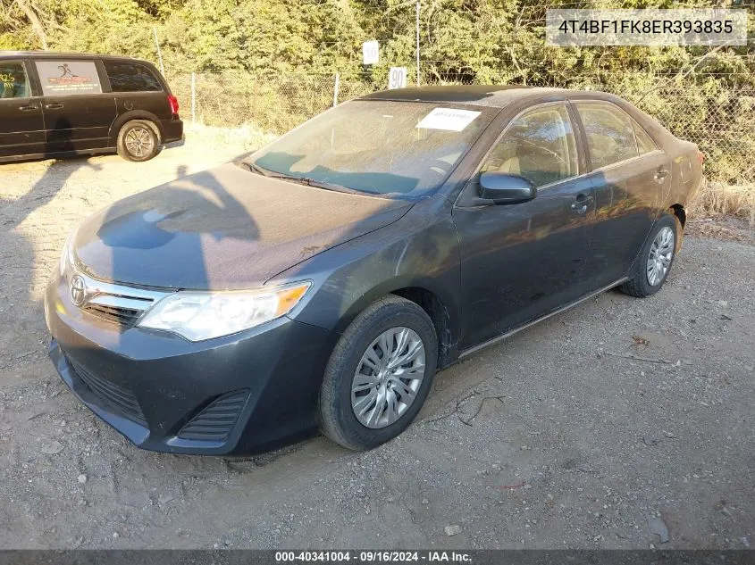 2014 Toyota Camry L/Se/Le/Xle VIN: 4T4BF1FK8ER393835 Lot: 40341004