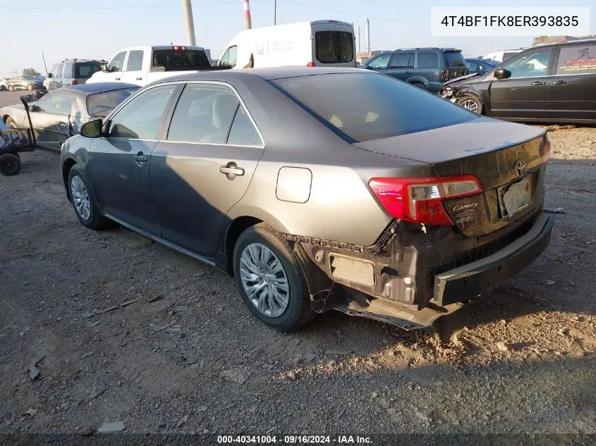 2014 Toyota Camry L/Se/Le/Xle VIN: 4T4BF1FK8ER393835 Lot: 40341004