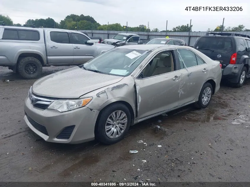 4T4BF1FK3ER433206 2014 Toyota Camry Le