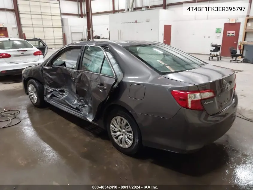 2014 Toyota Camry Le VIN: 4T4BF1FK3ER395797 Lot: 40342410