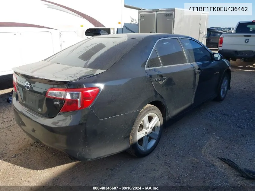 4T1BF1FK0EU436462 2014 Toyota Camry L/Se/Le/Xle