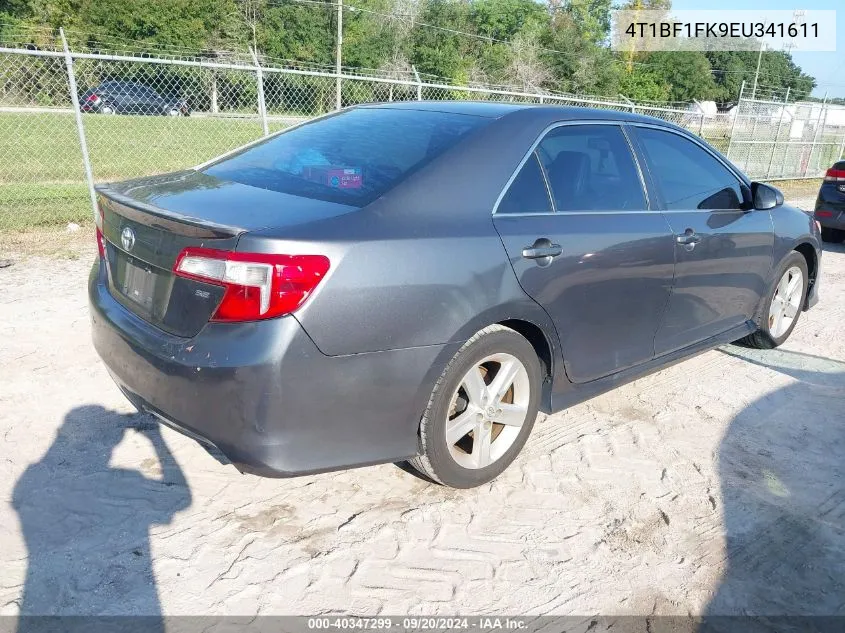 2014 Toyota Camry Se VIN: 4T1BF1FK9EU341611 Lot: 40347299