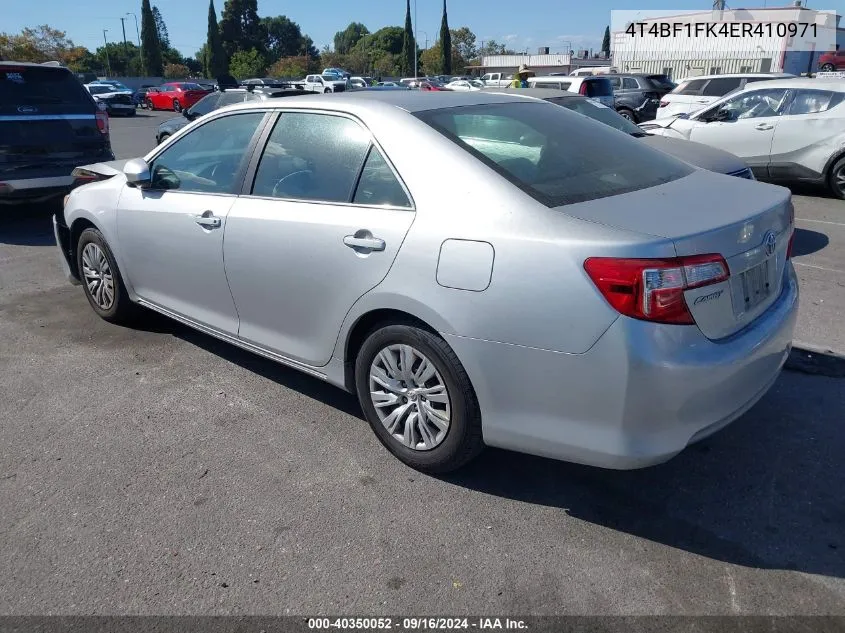 2014 Toyota Camry Le VIN: 4T4BF1FK4ER410971 Lot: 40350052