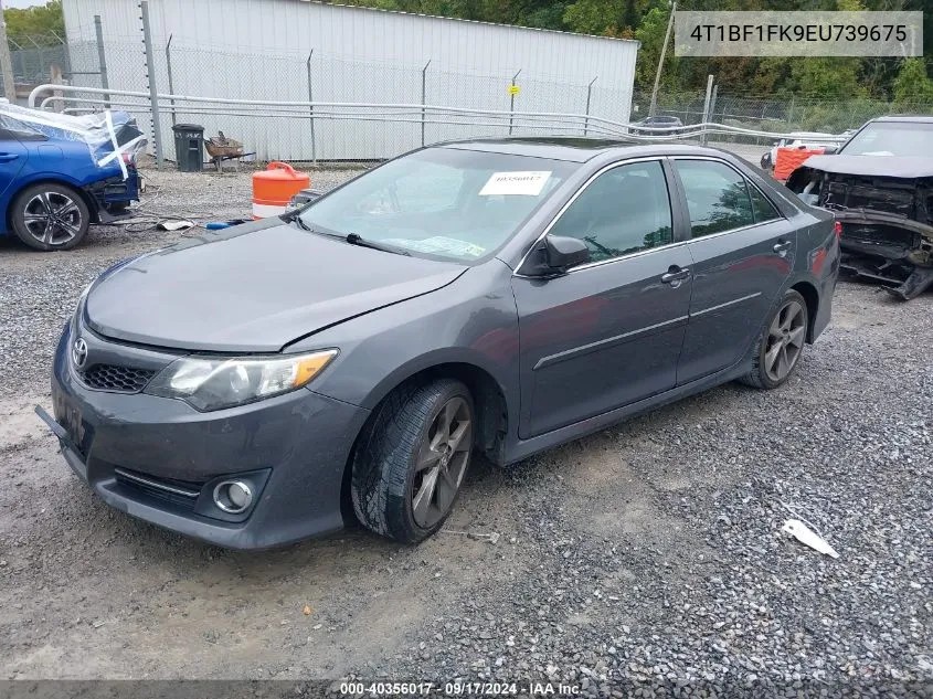 2014 Toyota Camry Se Sport VIN: 4T1BF1FK9EU739675 Lot: 40356017