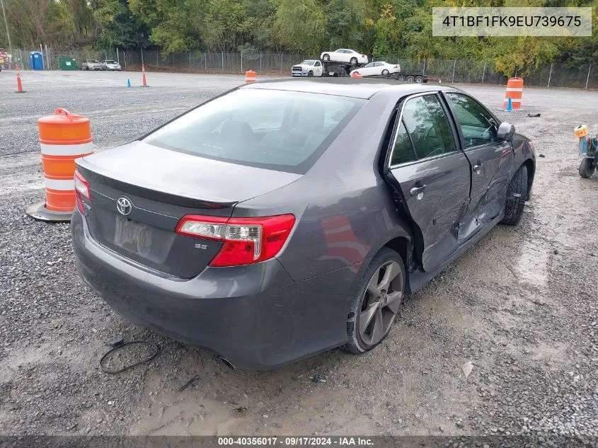 2014 Toyota Camry Se Sport VIN: 4T1BF1FK9EU739675 Lot: 40356017