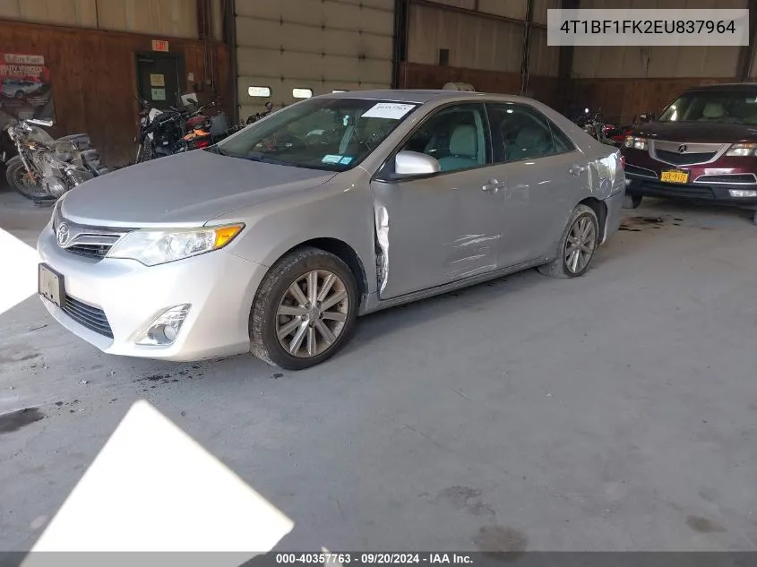 2014 Toyota Camry Xle VIN: 4T1BF1FK2EU837964 Lot: 40357763