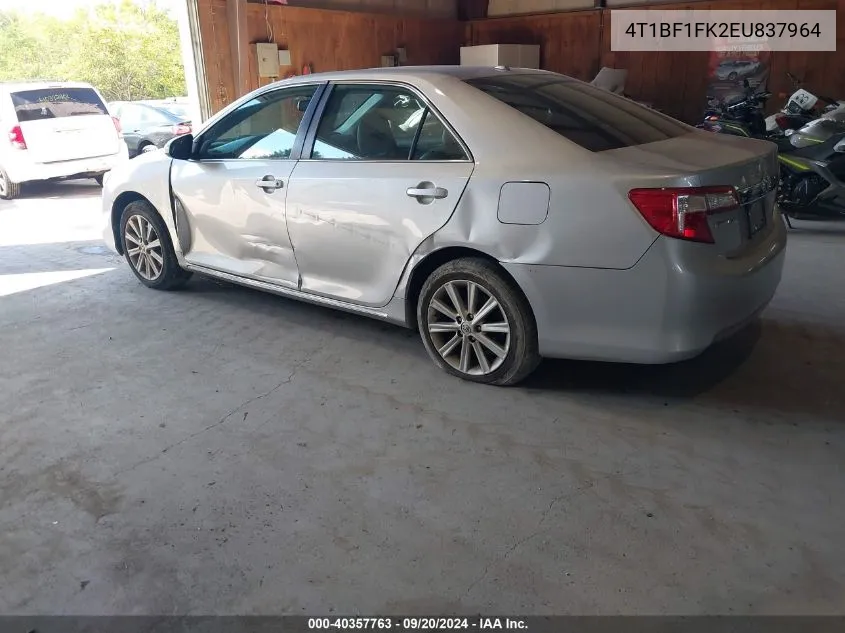 2014 Toyota Camry Xle VIN: 4T1BF1FK2EU837964 Lot: 40357763