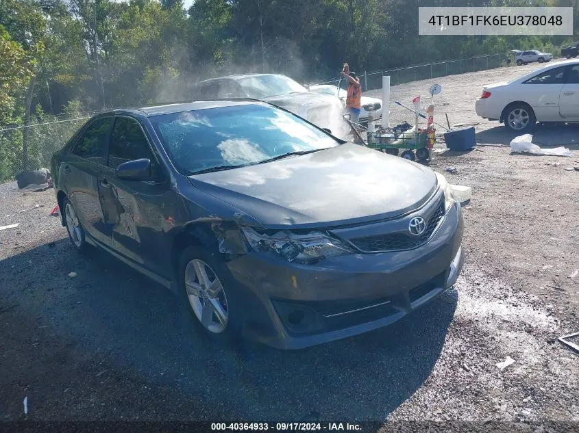 2014 Toyota Camry Se VIN: 4T1BF1FK6EU378048 Lot: 40364933