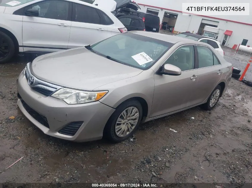 4T1BF1FK4EU374564 2014 Toyota Camry L/Se/Le/Xle