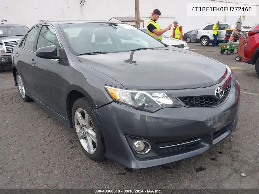 4T1BF1FK0EU772466 2014 Toyota Camry Se