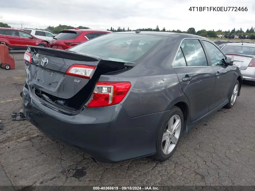 4T1BF1FK0EU772466 2014 Toyota Camry Se