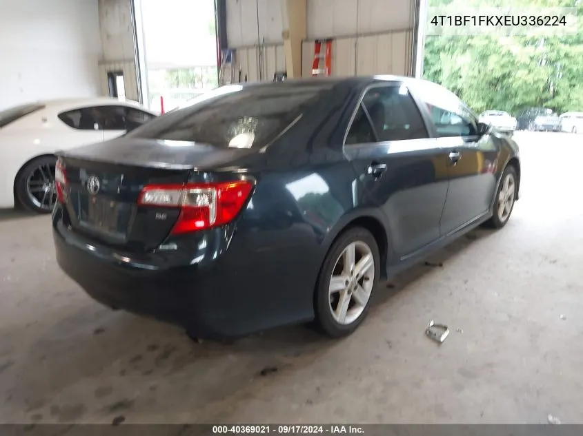 2014 Toyota Camry Se VIN: 4T1BF1FKXEU336224 Lot: 40369021