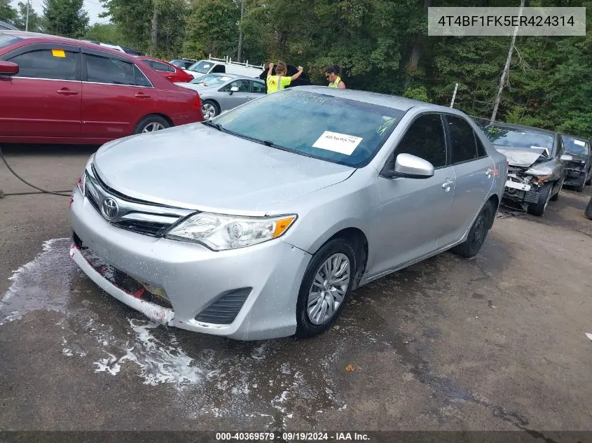 4T4BF1FK5ER424314 2014 Toyota Camry Le