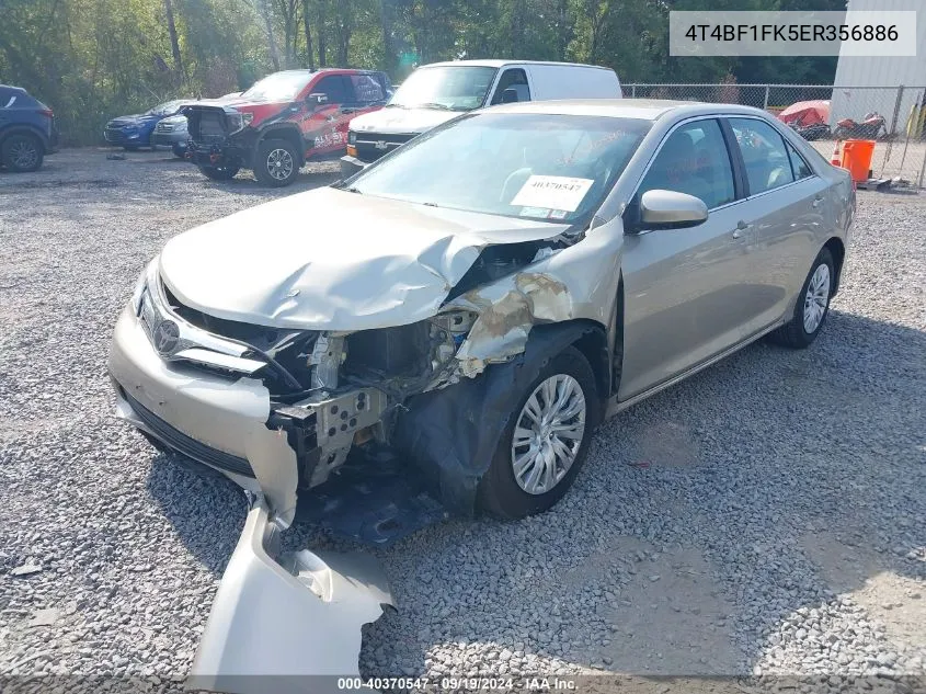 4T4BF1FK5ER356886 2014 Toyota Camry Le