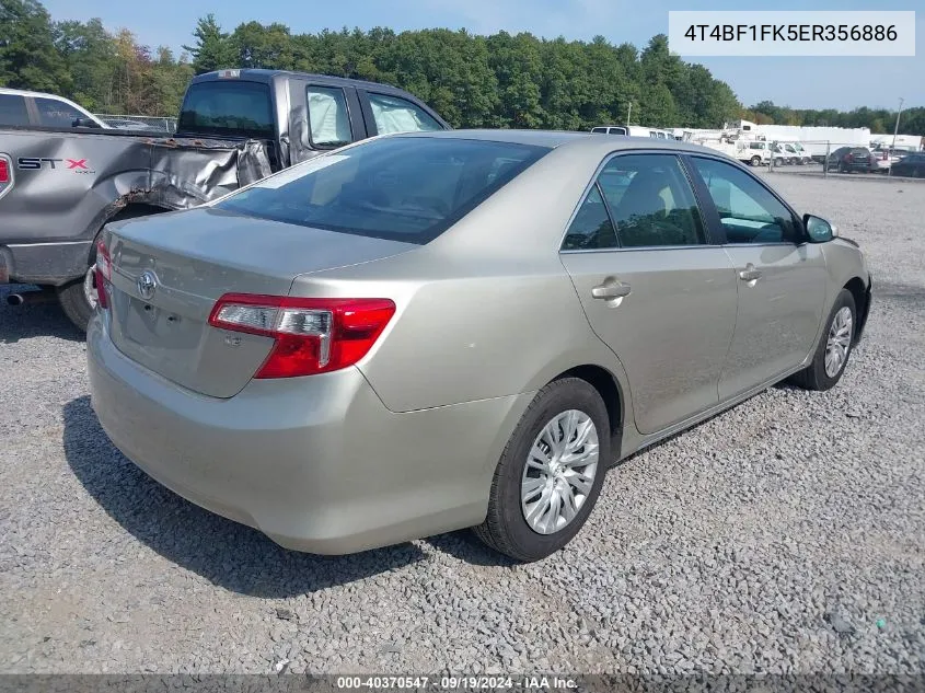 4T4BF1FK5ER356886 2014 Toyota Camry Le