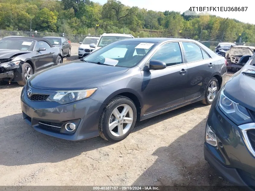 2014 Toyota Camry Se VIN: 4T1BF1FK1EU368687 Lot: 40387157