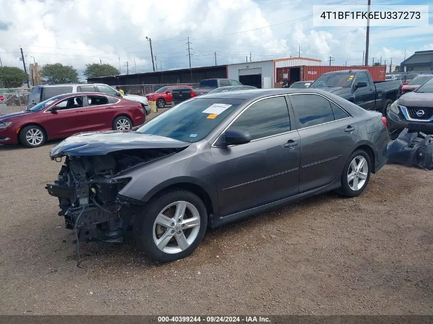 2014 Toyota Camry Se VIN: 4T1BF1FK6EU337273 Lot: 40399244