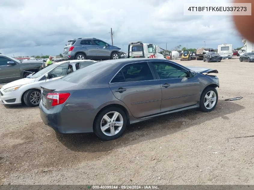 2014 Toyota Camry Se VIN: 4T1BF1FK6EU337273 Lot: 40399244