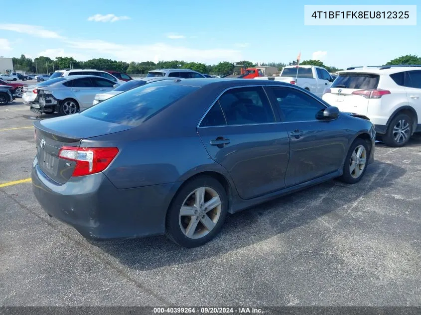 2014 Toyota Camry Se VIN: 4T1BF1FK8EU812325 Lot: 40399264