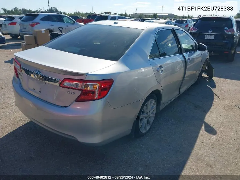 4T1BF1FK2EU728338 2014 Toyota Camry Xle