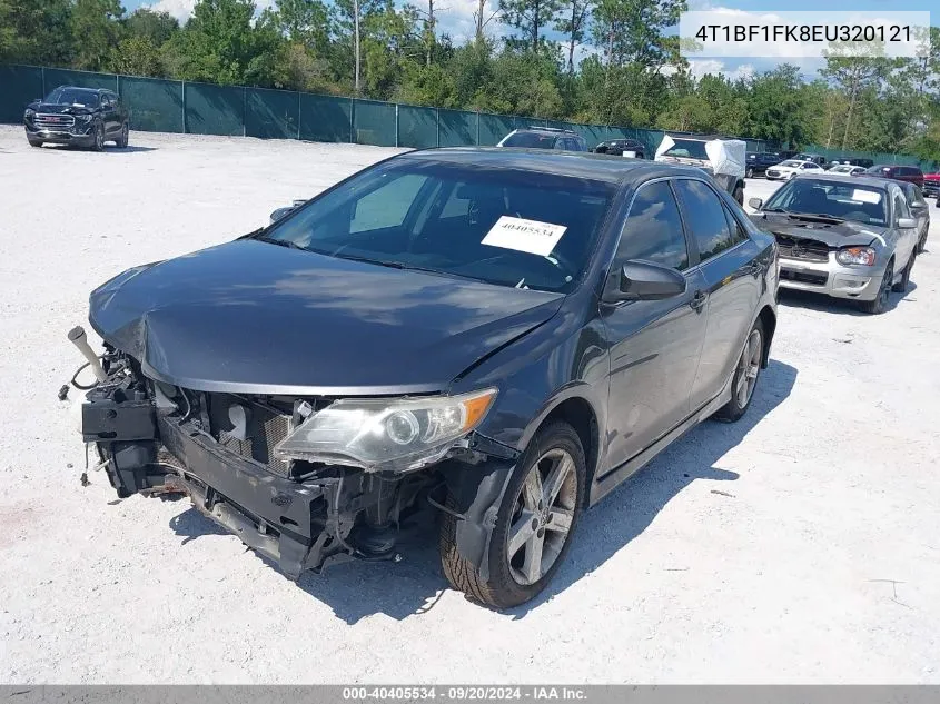 2014 Toyota Camry Se VIN: 4T1BF1FK8EU320121 Lot: 40405534