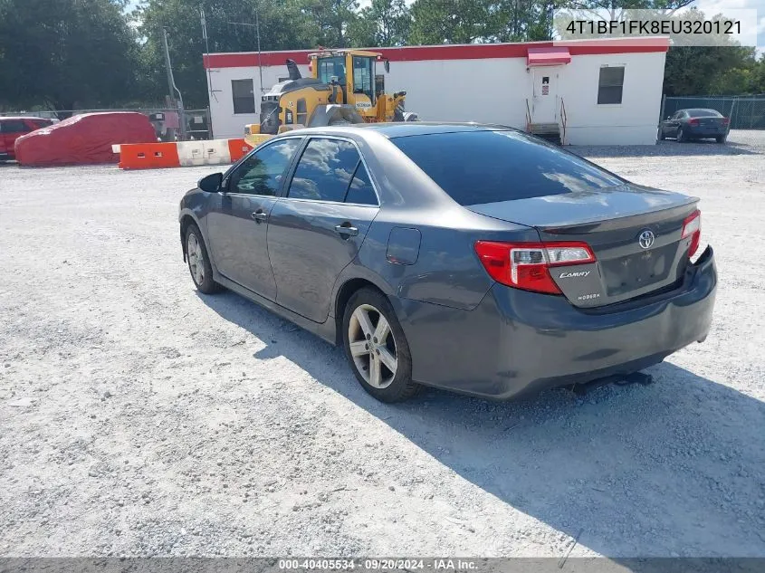 2014 Toyota Camry Se VIN: 4T1BF1FK8EU320121 Lot: 40405534