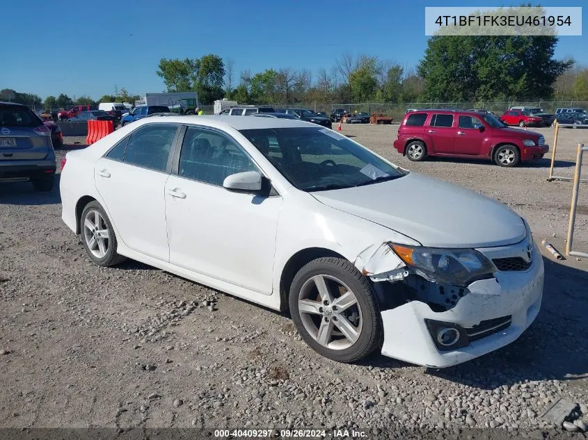 2014 Toyota Camry L/Se/Le/Xle VIN: 4T1BF1FK3EU461954 Lot: 40409297