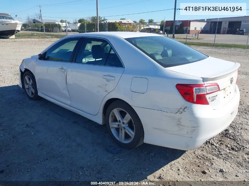 2014 Toyota Camry L/Se/Le/Xle VIN: 4T1BF1FK3EU461954 Lot: 40409297