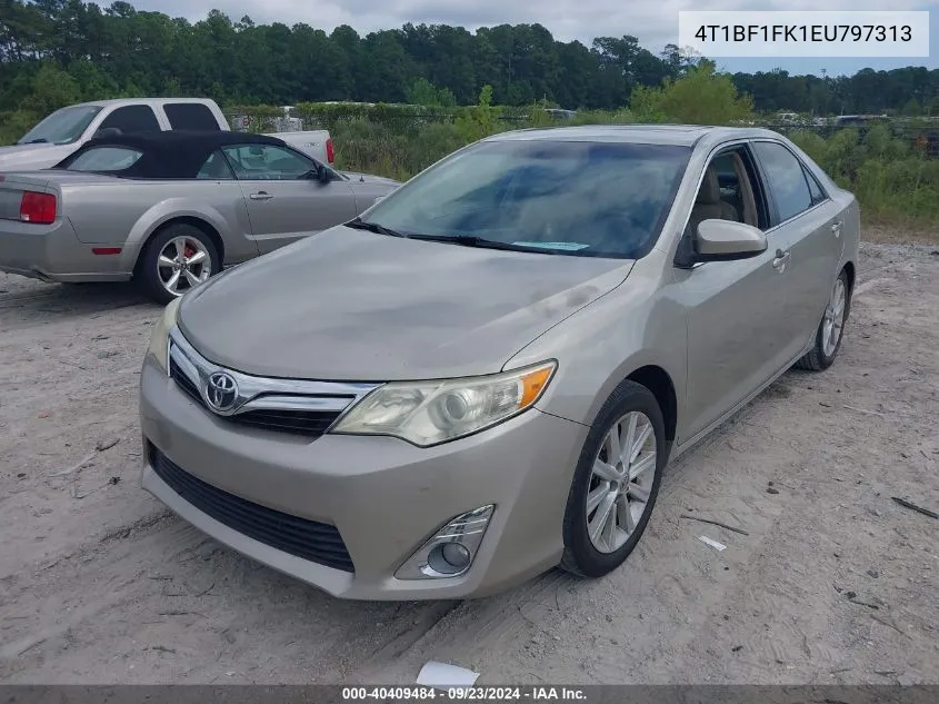 2014 Toyota Camry Xle VIN: 4T1BF1FK1EU797313 Lot: 40409484