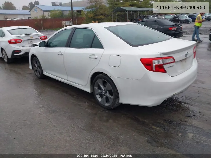 2014 Toyota Camry L/Se/Le/Xle VIN: 4T1BF1FK9EU400950 Lot: 40411984