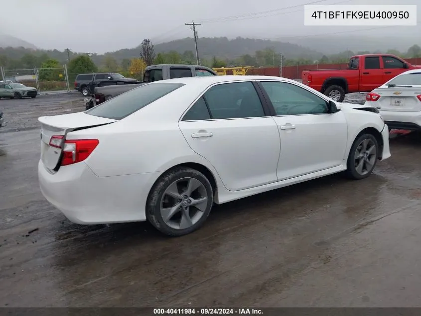 2014 Toyota Camry L/Se/Le/Xle VIN: 4T1BF1FK9EU400950 Lot: 40411984