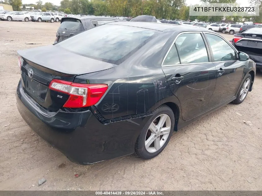 2014 Toyota Camry L/Se/Le/Xle VIN: 4T1BF1FKXEU328723 Lot: 40414439