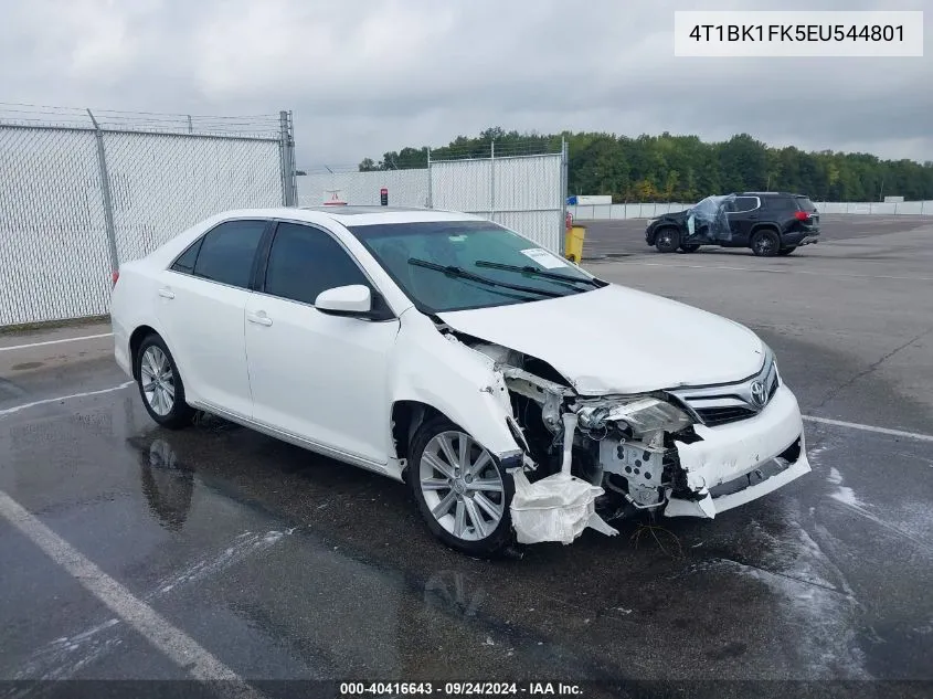 4T1BK1FK5EU544801 2014 Toyota Camry Se/Xle