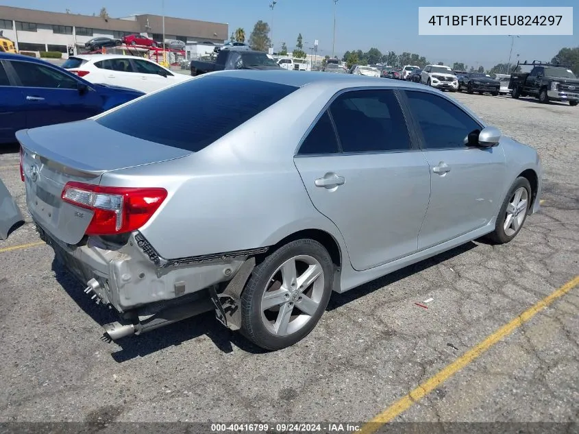 2014 Toyota Camry Se VIN: 4T1BF1FK1EU824297 Lot: 40416799