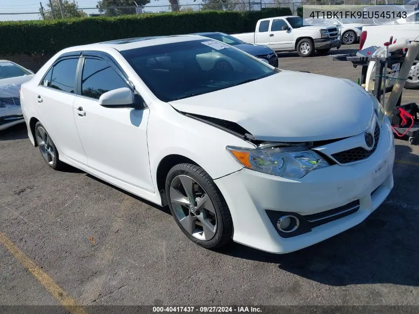 4T1BK1FK9EU545143 2014 Toyota Camry Se V6