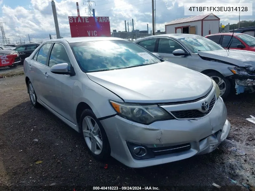 2014 Toyota Camry Se VIN: 4T1BF1FK3EU314128 Lot: 40418223