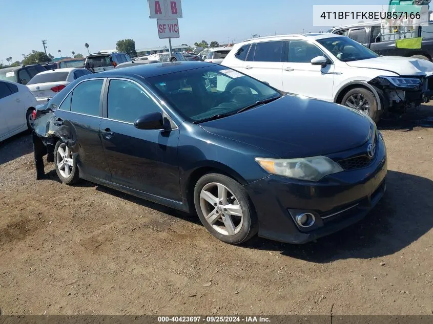 2014 Toyota Camry Se VIN: 4T1BF1FK8EU857166 Lot: 40423697