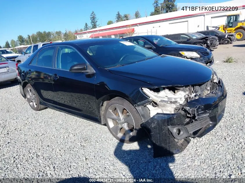 2014 Toyota Camry Se Sport VIN: 4T1BF1FK0EU732209 Lot: 40424721