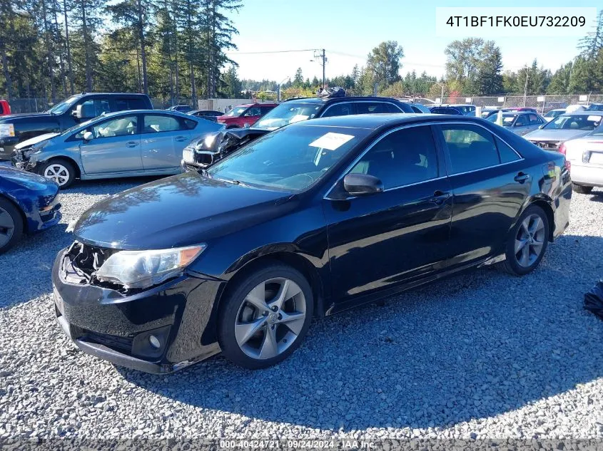 2014 Toyota Camry Se Sport VIN: 4T1BF1FK0EU732209 Lot: 40424721