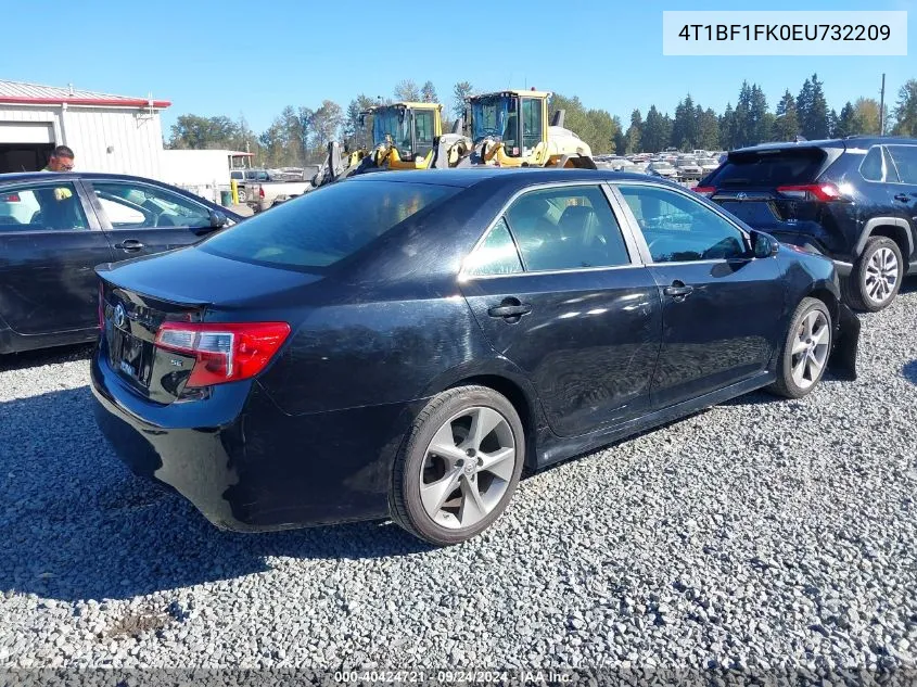 2014 Toyota Camry Se Sport VIN: 4T1BF1FK0EU732209 Lot: 40424721