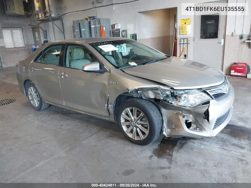 4T1BD1FK6EU135555 2014 Toyota Camry Hybrid/Le/Xle