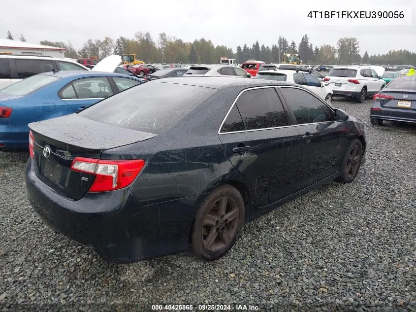 4T1BF1FKXEU390056 2014 Toyota Camry Se