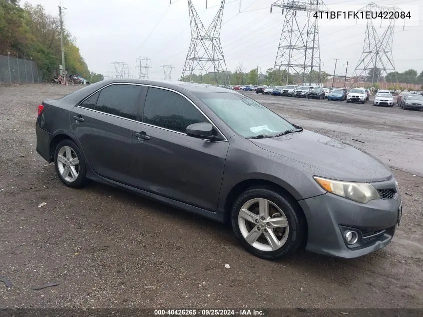 2014 Toyota Camry Se VIN: 4T1BF1FK1EU422084 Lot: 40426265