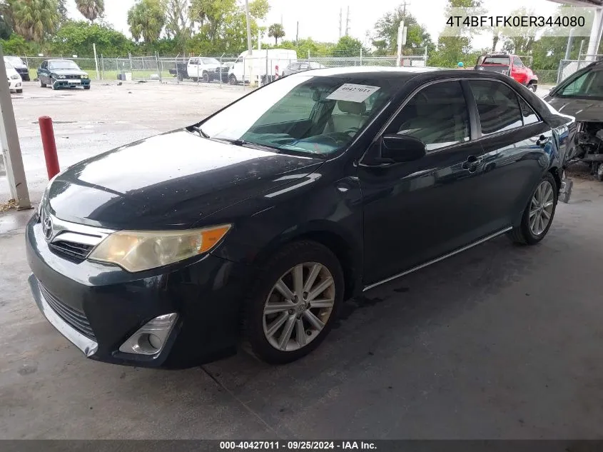 4T4BF1FK0ER344080 2014 Toyota Camry Xle