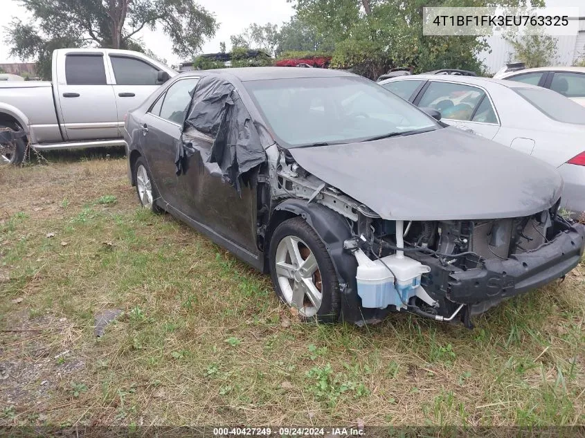 2014 Toyota Camry Se VIN: 4T1BF1FK3EU763325 Lot: 40427249