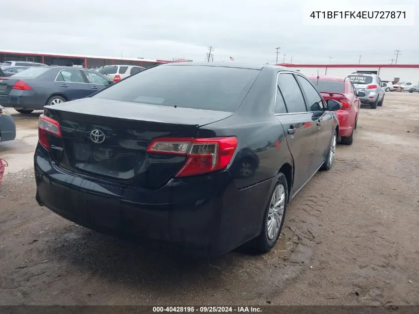 4T1BF1FK4EU727871 2014 Toyota Camry Le