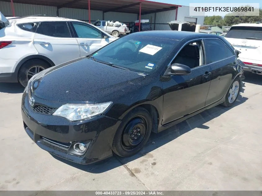 4T1BF1FK3EU869841 2014 Toyota Camry Se