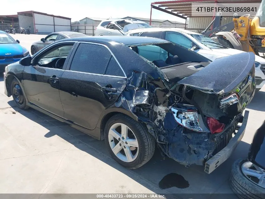 4T1BF1FK3EU869841 2014 Toyota Camry Se