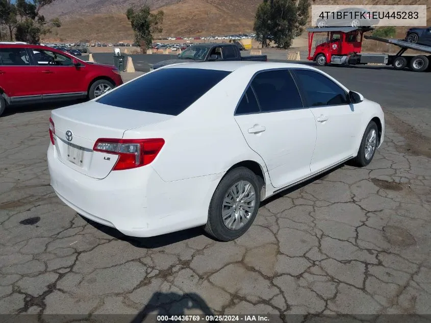 4T1BF1FK1EU445283 2014 Toyota Camry Le