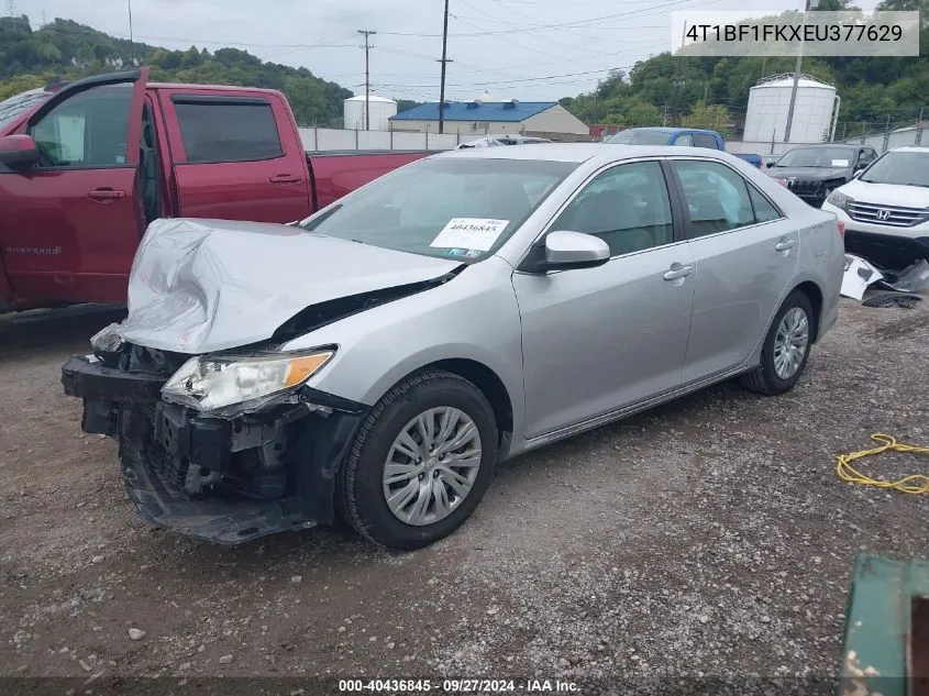 2014 Toyota Camry Le VIN: 4T1BF1FKXEU377629 Lot: 40436845